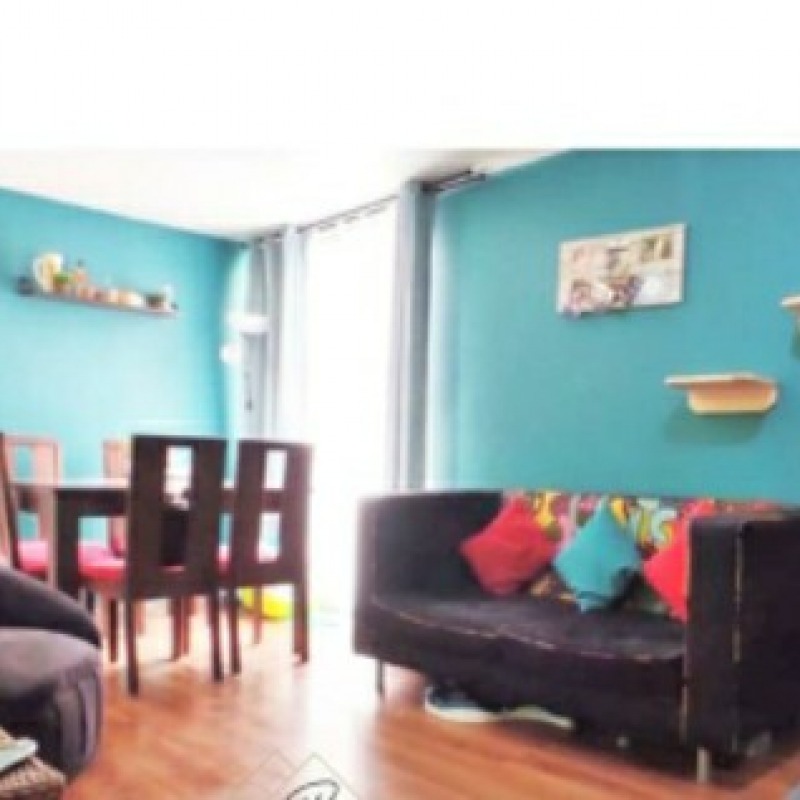 SE VENDE DEPTO EN CIA DE JESUS DE 2 D Y 2 B CON EST. SANTIAGO CENTRO